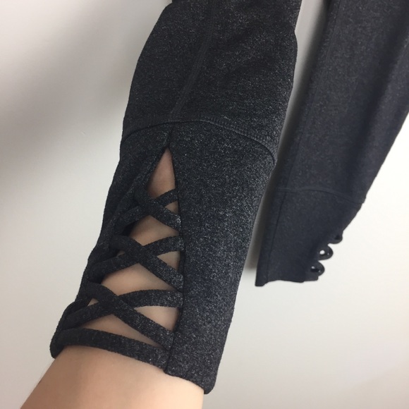 PrAna Heather Gray Deco Crop Capri Leggings sz XS - Picture 3 of 7